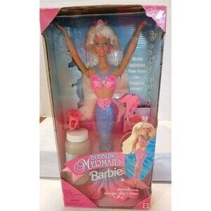 Vintage Barbie Bubbling Mermaid Doll 1996 New in Box NIB 16131 Factory Sealed